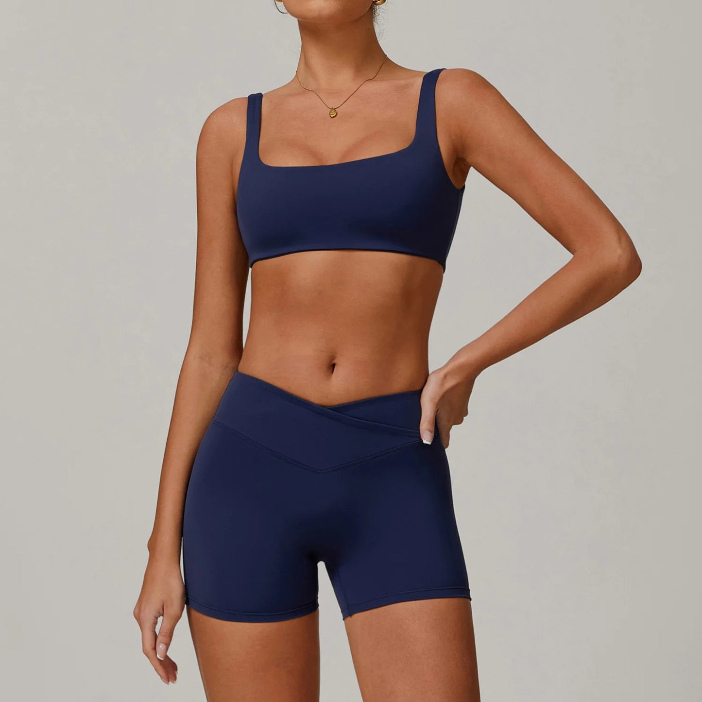 2PCS Yoga Set Gym Women Tracksuit Nude Feeling Workout Set Gym Clothes Push Up Fitness Running Sportwear Sport Bra Leggings Suit