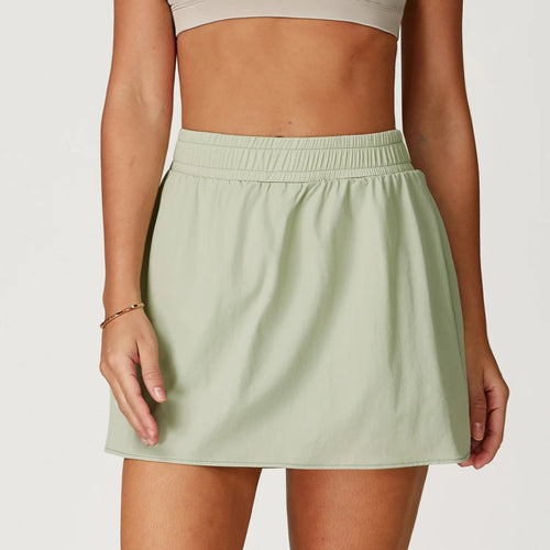 Summer Casual Sport Shorts Skirts Yoga Shorts with Pockets Women's Breathable Sweat High Waist Short Pant Outdoor Jogger Short
