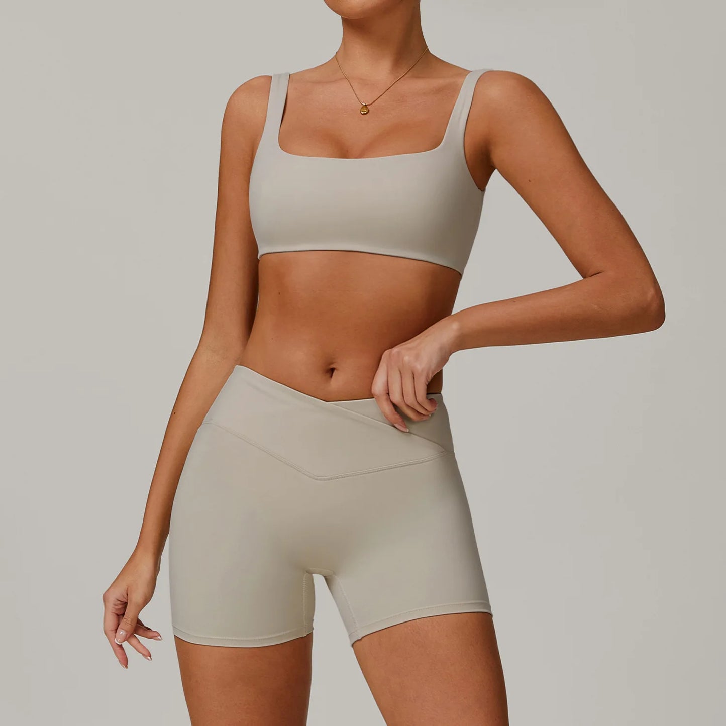 2PCS Yoga Set Gym Women Tracksuit Nude Feeling Workout Set Gym Clothes Push Up Fitness Running Sportwear Sport Bra Leggings Suit
