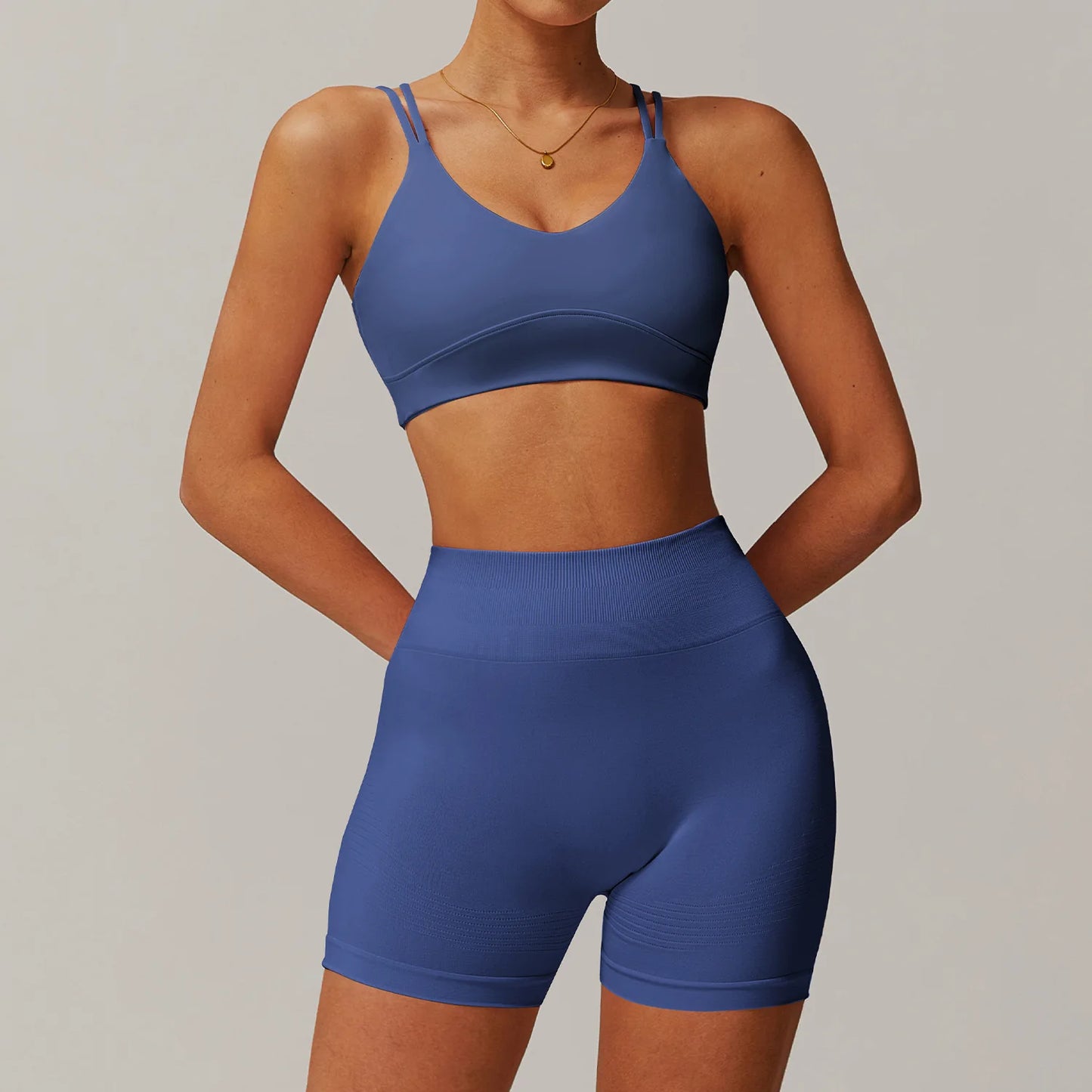 2Pcs Sports Set Women Yoga Gym Set Quick-Drying Jackets Running Tracksuits Sports Shorts Bra Gym Set Women Zipper Athletic Wear