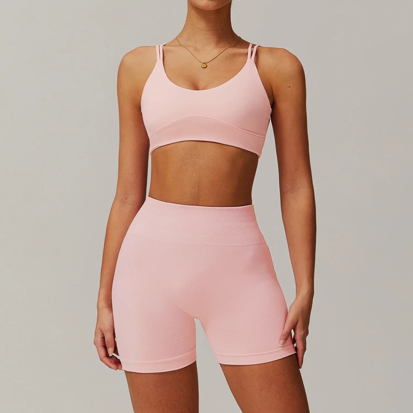 2Pcs Sports Set Women Yoga Gym Set Quick-Drying Jackets Running Tracksuits Sports Shorts Bra Gym Set Women Zipper Athletic Wear